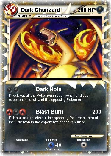 Pokemon Dark Charizard