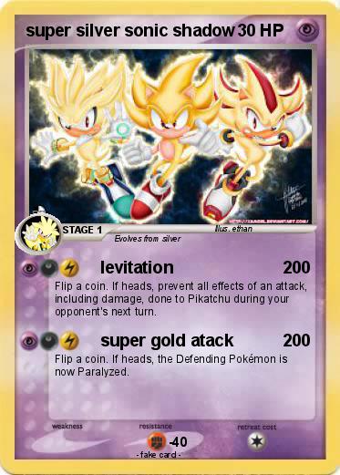 Pokemon super silver sonic shadow
