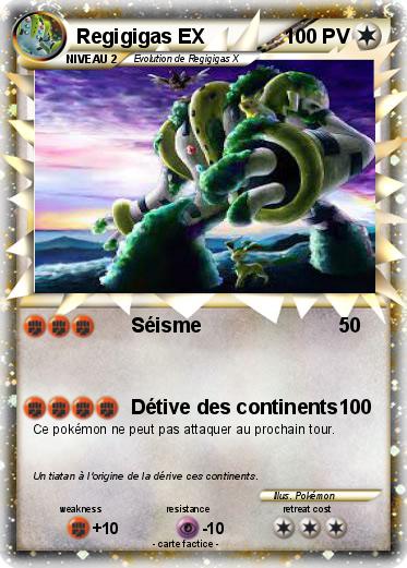 Pokemon Regigigas EX