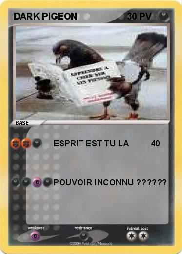 Pokemon DARK PIGEON