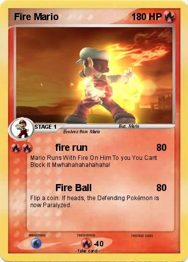 Pokemon Fire Mario