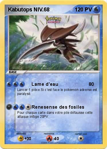 Pokemon Kabutops NIV.68
