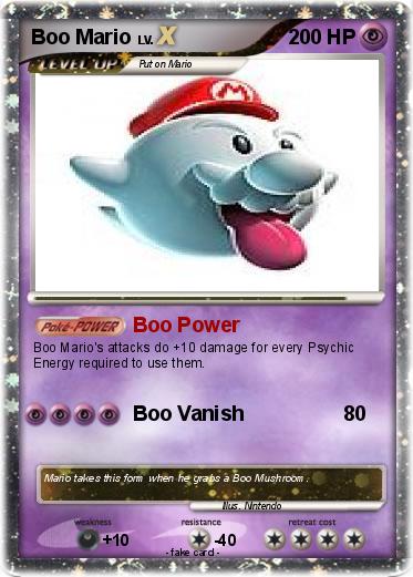 Pokemon Boo Mario