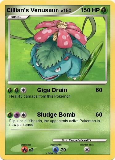Pokemon Cillian's Venusaur