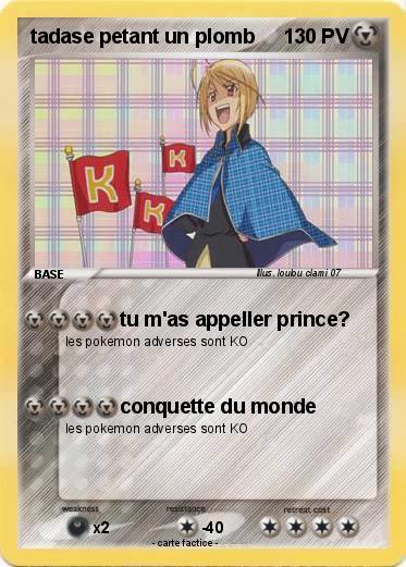 Pokemon tadase petant un plomb
