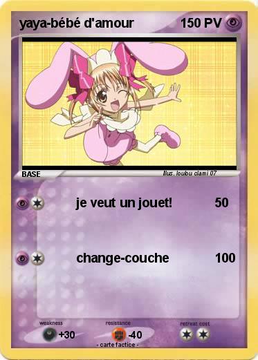 Pokemon yaya-bébé d'amour