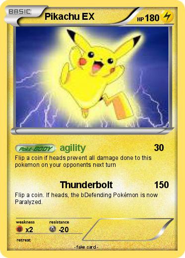 Pokemon Pikachu EX