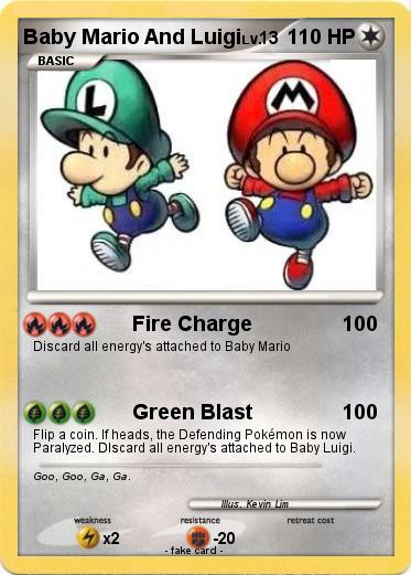 Pokemon Baby Mario And Luigi