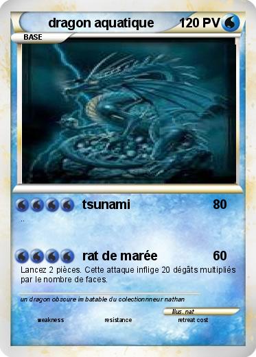 Pokemon dragon aquatique