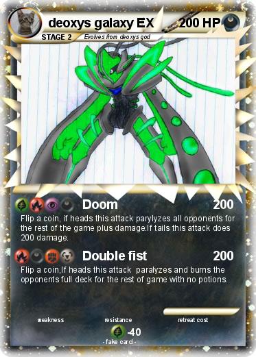 Pokemon deoxys galaxy EX