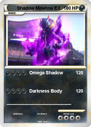 Pokemon Shadow Mewtow EX