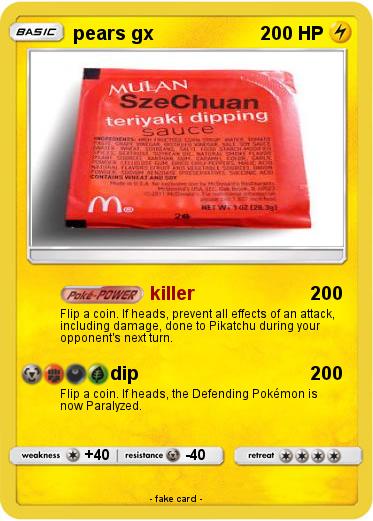 Pokemon pears gx