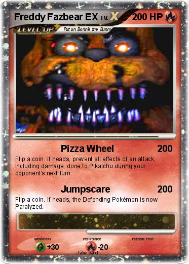 Pokemon Freddy Fazbear EX