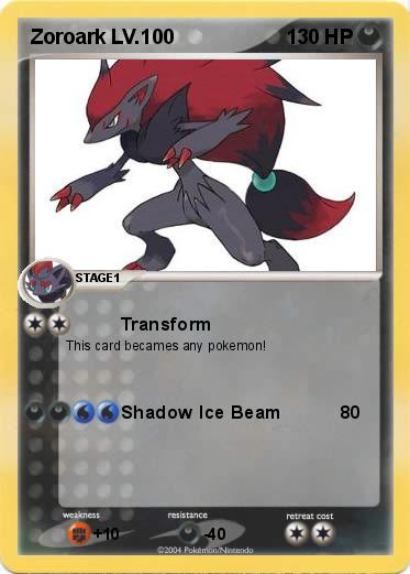 Pokemon Zoroark LV.100