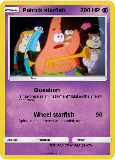 Pokemon Patrick starfish
