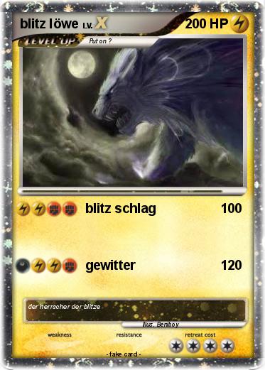 Pokemon blitz löwe
