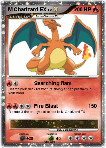 Pokemon M Charizard EX