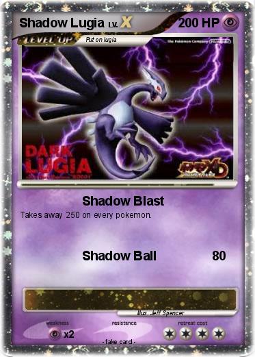 Pokemon Shadow Lugia