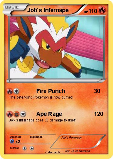 Pokemon Job`s Infernape