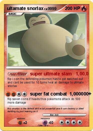 Pokemon ultamate snorlax
