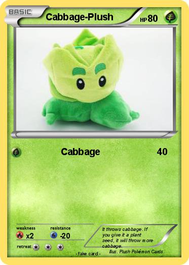 Pokemon Cabbage-Plush