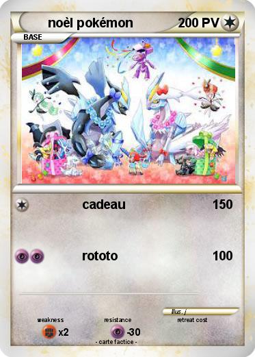 Pokemon noèl pokémon