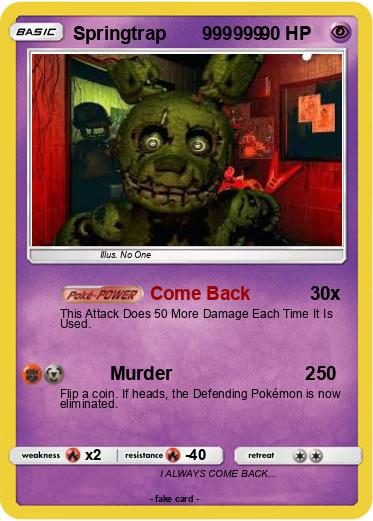 Pokemon Springtrap       999999