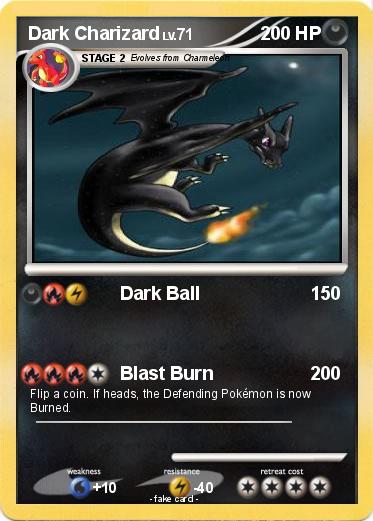 Pokemon Dark Charizard