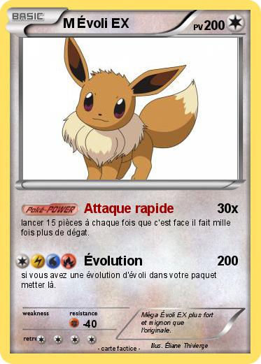 Pokemon M Évoli EX