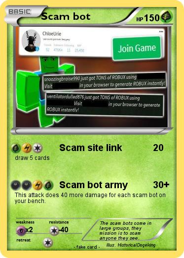 Pokemon Scam bot