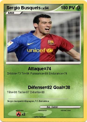 Pokemon Sergio Busquets