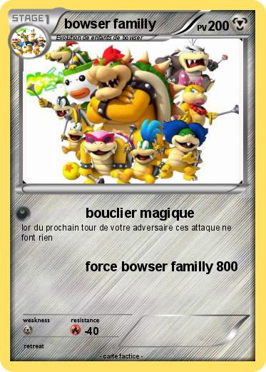 Pokemon bowser familly