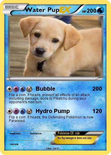 Pokemon Water Pup