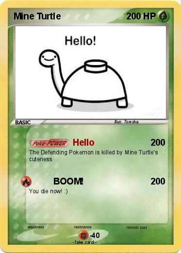 Pokemon Mine Turtle