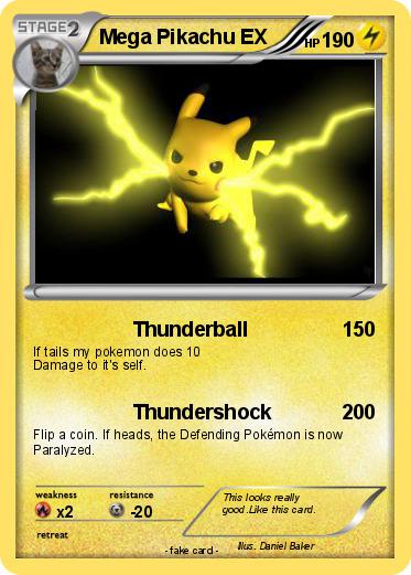 Pokemon Mega Pikachu EX