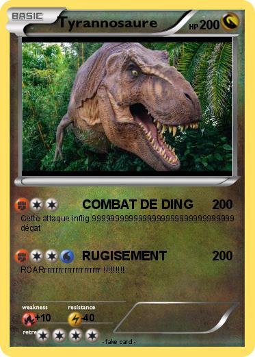 Pokemon Tyrannosaure