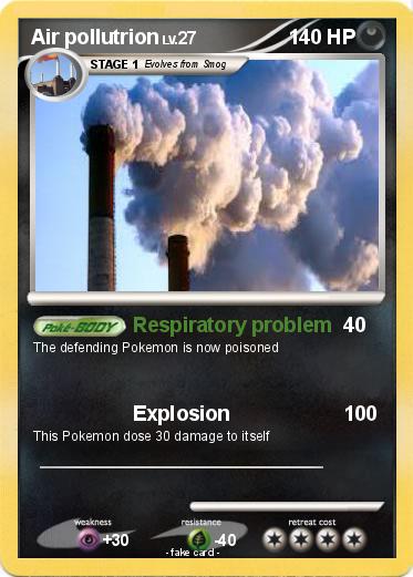 Pokemon Air pollutrion
