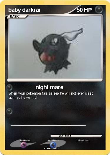 Pokemon baby darkrai