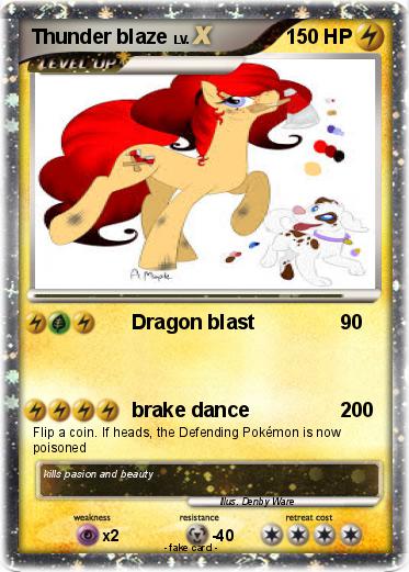 Pokemon Thunder blaze