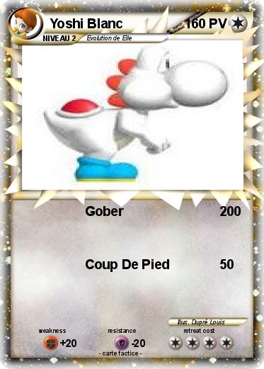 Pokemon Yoshi Blanc