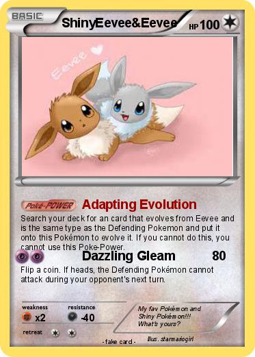 Pokemon ShinyEevee&Eevee