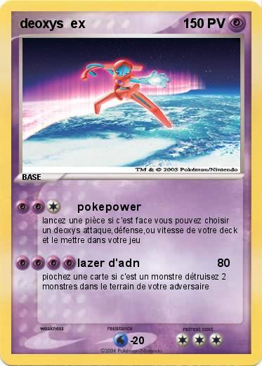Pokemon deoxys  ex