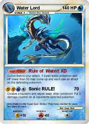 Pokemon Water Lord