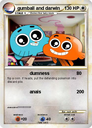 Pokemon gumball and darwin