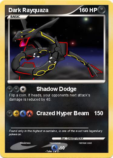 Pokemon Dark Rayquaza
