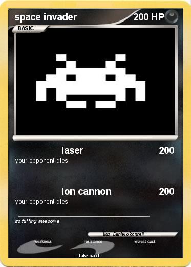 Pokemon space invader