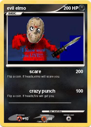 Pokemon evil elmo