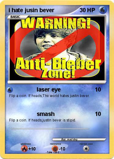 Pokemon i hate jusin bever