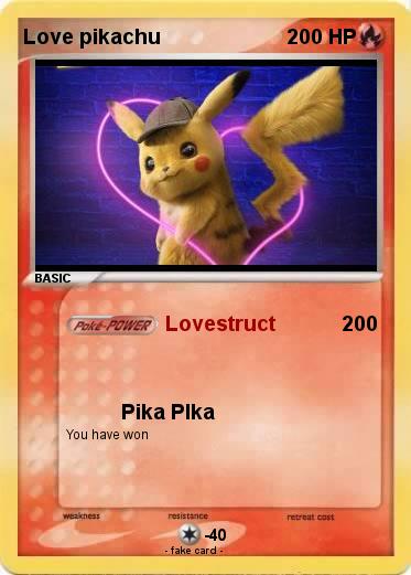 Pokemon Love pikachu