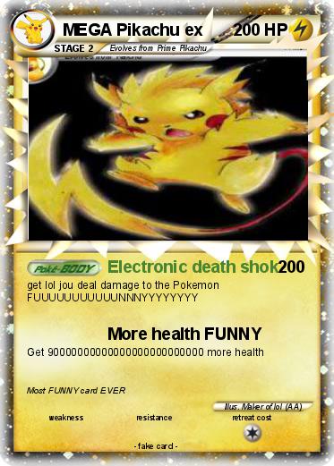 Pokemon MEGA Pikachu ex